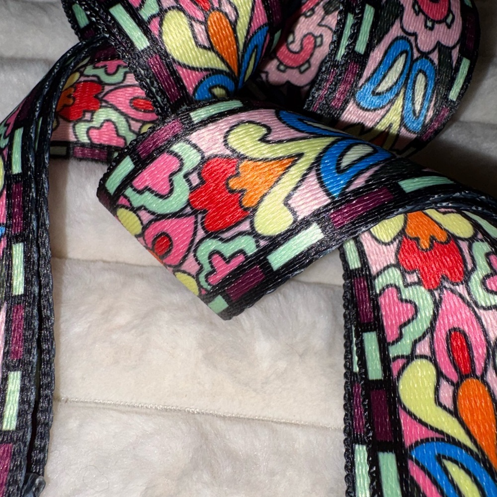 Guitar Handbag Colorful Floral Strap - Picture 2 of 2